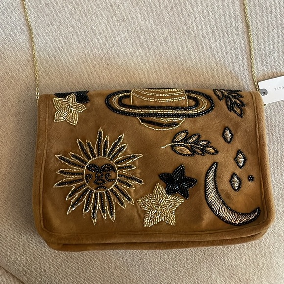 Anthropologie Celestial Velvet Clutch - Picture 5 of 9